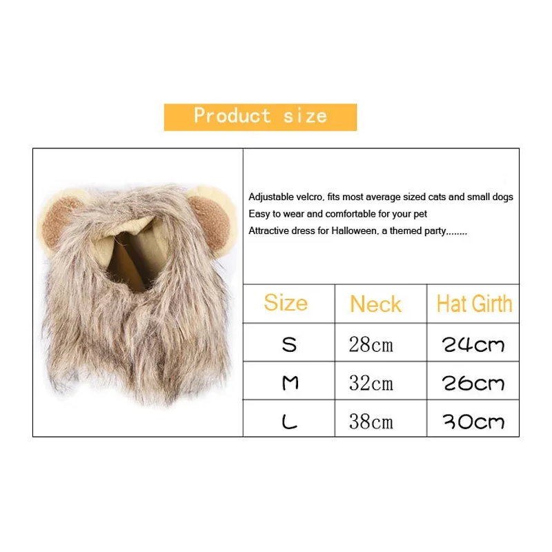 Lion costume for cats - Image 6